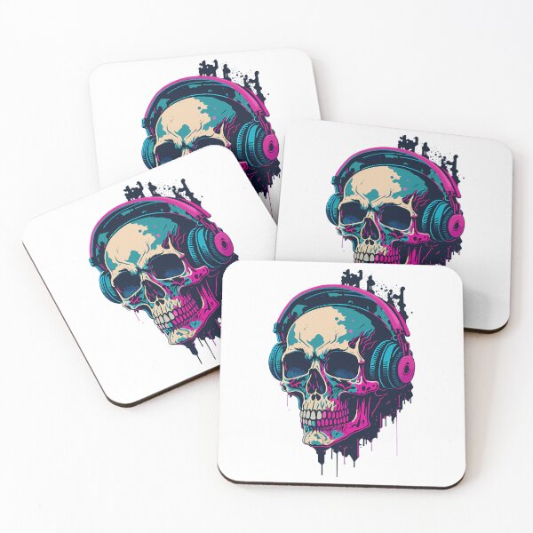 Item preview, Skeleton With Headphone - Skullcandy designed and sold by teeteeworldc.