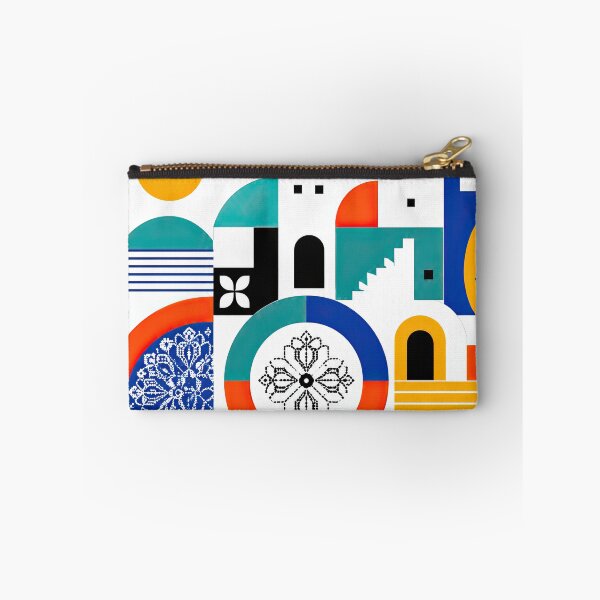 Item preview, Colorful geometric Cyprus travel poster featuring stylized house designed and sold by ckybe.