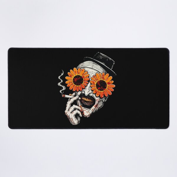 Item preview, Art The Clown Sunflower Glasses For Horror Fans designed and sold by AubreeWu.