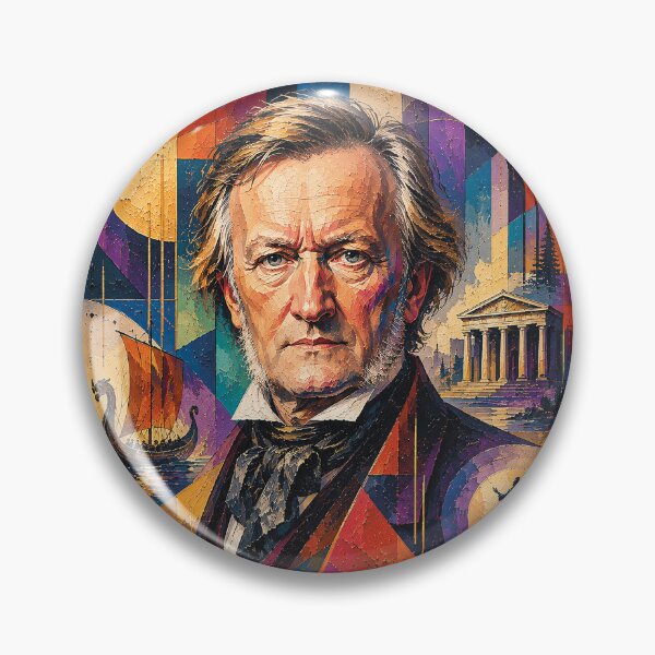 Item preview, Richard Wagner, German composer and conductor painting. designed and sold by GalleryKauffeld.