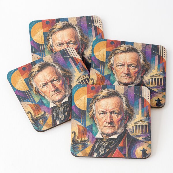 Item preview, Richard Wagner, German composer and conductor painting. designed and sold by GalleryKauffeld.