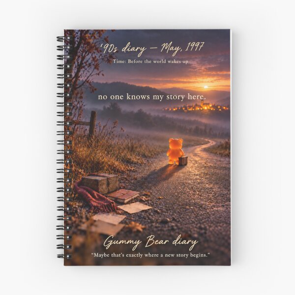 Item preview, No One Knows My Story Here — Gummy Bear Diary designed and sold by dizinhassler.