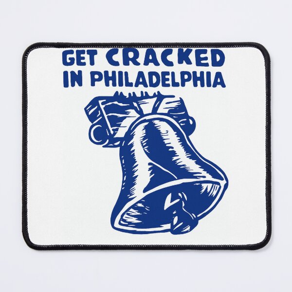 Item preview, Get Cracked In Philadelphia Liberty Bell Blue Outline City Pride Fan Apparel designed and sold by slmfams.