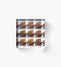 Cupcakes Acrylic Block