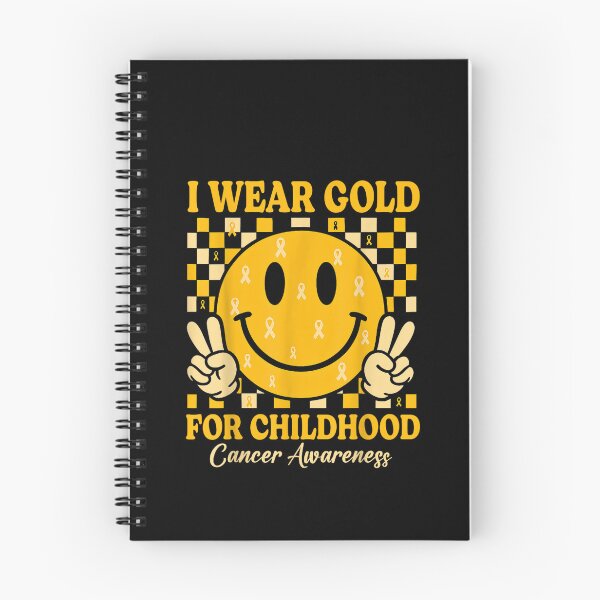 Item preview, Retro I Wear Gold for Childhood Cancer Awareness Gold Ribbon  designed and sold by DienesAngele.