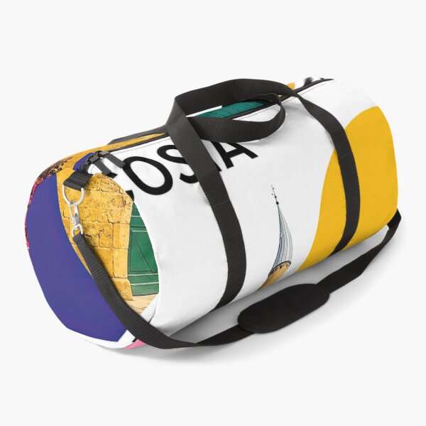 Item preview, Colorful graphic travel poster featuring Nicosia, Cyprus archite designed and sold by ckybe.
