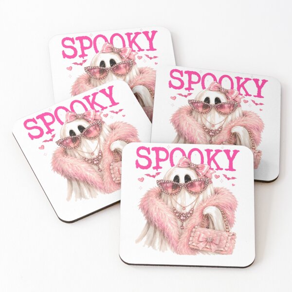 Item preview, Glam Ghost Preppy Spooky Boo Leopard Girly designed and sold by AARABwino.