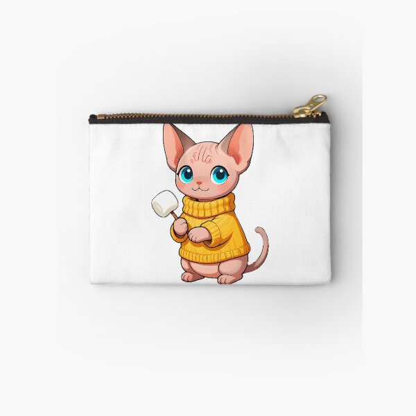 Item preview, Cute Sphynx Kitten In Chunky Knit Sweater Icon designed and sold by mismesss.