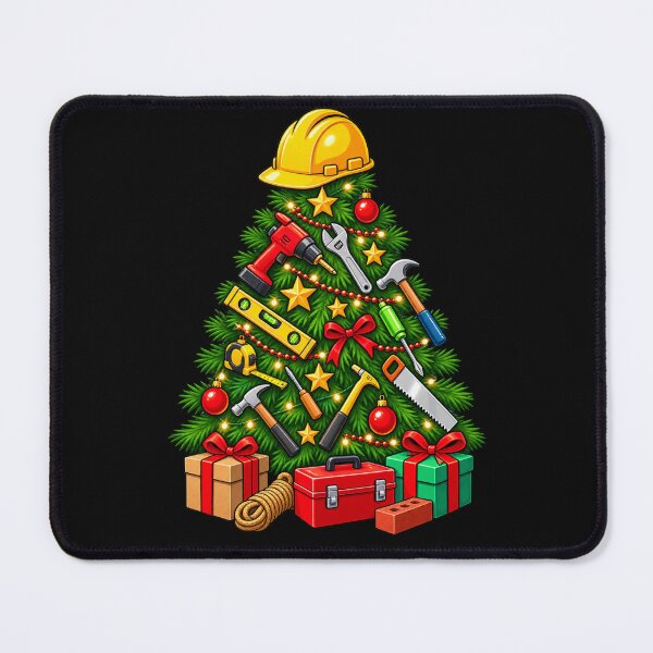 Item preview, Christmas Tree Tools Tradesman Electrician Builder Plumber Bricklayer designed and sold by Genius Geek.