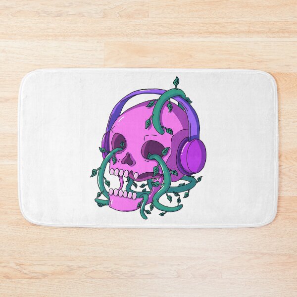 Item preview, Skull With Headphones designed and sold by teeteeworldc.