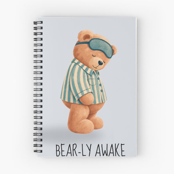 Item preview, BEAR-LY Awake Sleepy Teddy Bear designed and sold by Jazzytouch.