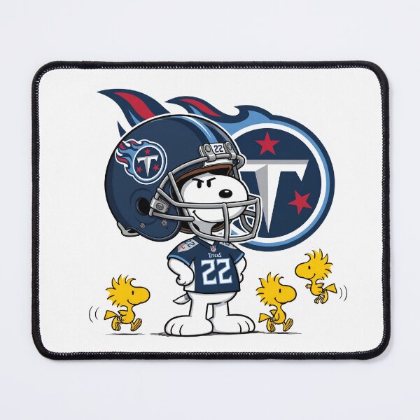 Item preview, Snoopy And Woodstock Tennessee Titans Football Fan Game Day designed and sold by DamianRoy88.