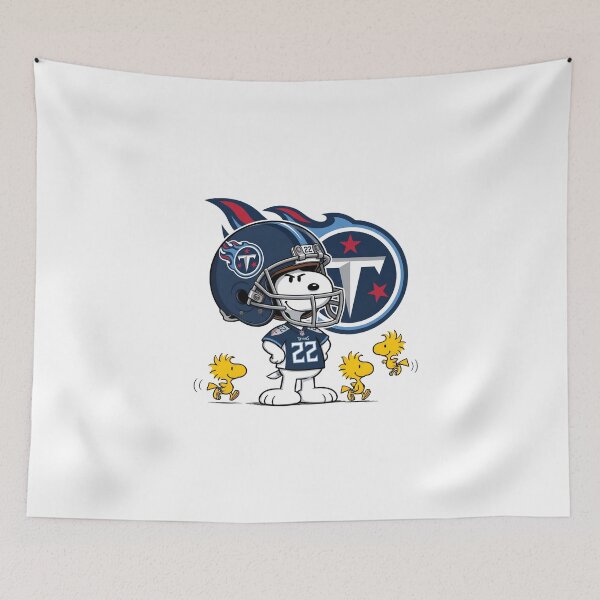 Item preview, Snoopy And Woodstock  Tennessee Titans Football Fan Game Day designed and sold by DamianRoy88.
