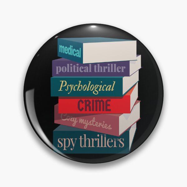 Item preview, Thrillers bookstack designed and sold by NuranCawthorne.