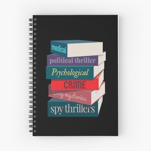 Item preview, Thrillers bookstack designed and sold by NuranCawthorne.