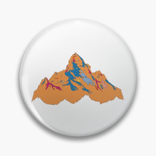 Item preview, Night Everest - Geometric Alpine Peak Art designed and sold by iampaulmorris.