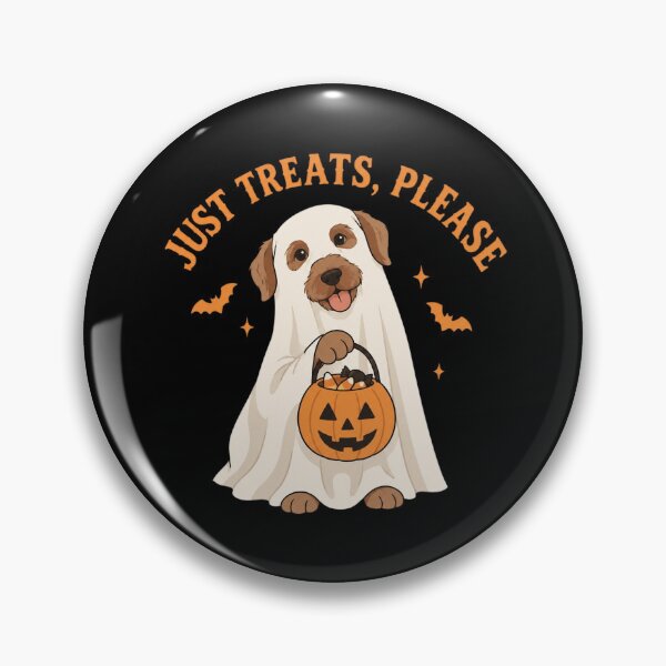 Item preview, Just Treats Please Ghost Dog for Dog Lovers designed and sold by AvaLawley.