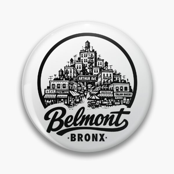 Item preview, Belmont Bronx New York Skyline Lettering designed and sold by Boogosh.
