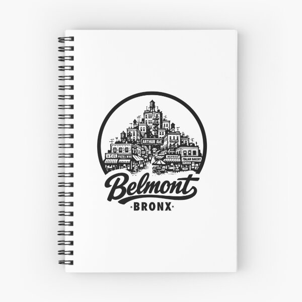 Item preview, Belmont Bronx New York Skyline Lettering designed and sold by Boogosh.