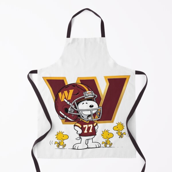 Item preview, Día de partido de los aficionados al fútbol americano de los Washington Commanders con Snoopy y Woodstock designed and sold by DamianRoy88.