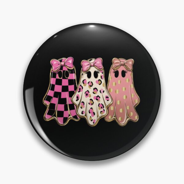 Item preview, Pink Halloween Cute Coquette Ghosts Spooky Season Tee designed and sold by AARABwino.