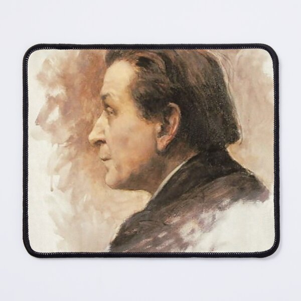 Item preview, Portrait of François Coppée designed and sold by SharonTheFirst.