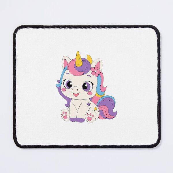 Item preview, Cute Pastel Rainbow Unicorn Kawaii designed and sold by Aether-Pixels.