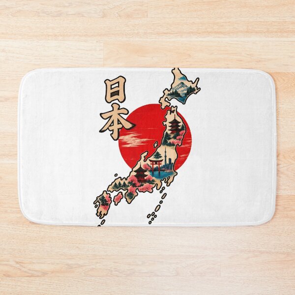 Item preview, Japan Map Cherry Blossom Sun Cultural  designed and sold by EvelettKus.