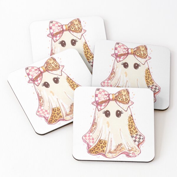 Item preview, Cute Pink Coquette Patchwork Ghost Pattern  designed and sold by AARABwino.