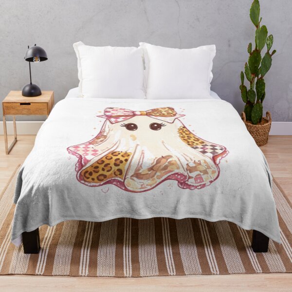Item preview, Cute Pink Coquette Patchwork Ghost Pattern designed and sold by AARABwino.