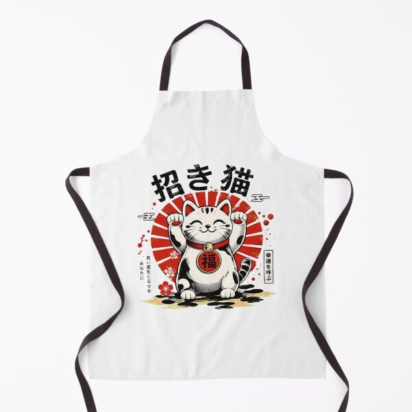 Item preview, Japanese Lucky Cat Sunburst Design designed and sold by vukieumy1719.