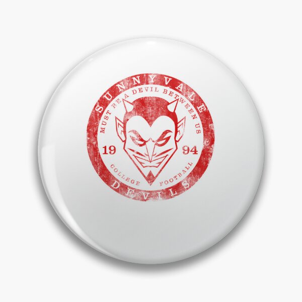 Item preview, Red Grunge Devil Mascot Football Crest designed and sold by AlfonzoHuel.
