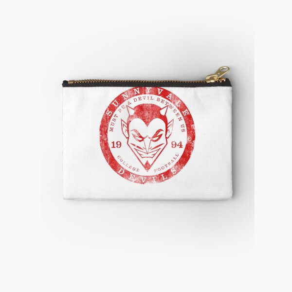 Item preview, Red Grunge Devil Mascot Football Crest designed and sold by AlfonzoHuel.