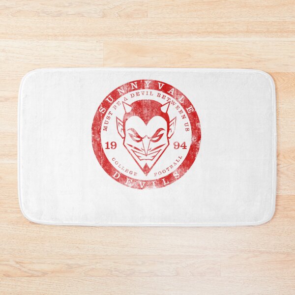Item preview, Red Grunge Devil Mascot Football Crest designed and sold by AlfonzoHuel.