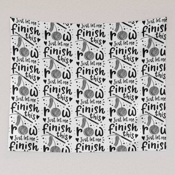 Item preview, Just Let Me Finish This Row designed and sold by mismesss.