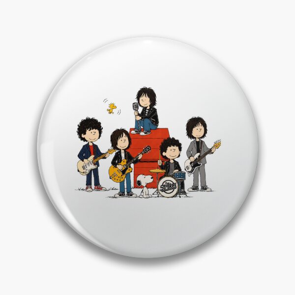 Item preview, The Strokes x Peanuts Band Rock  designed and sold by Odd-Rainbow-Ink.