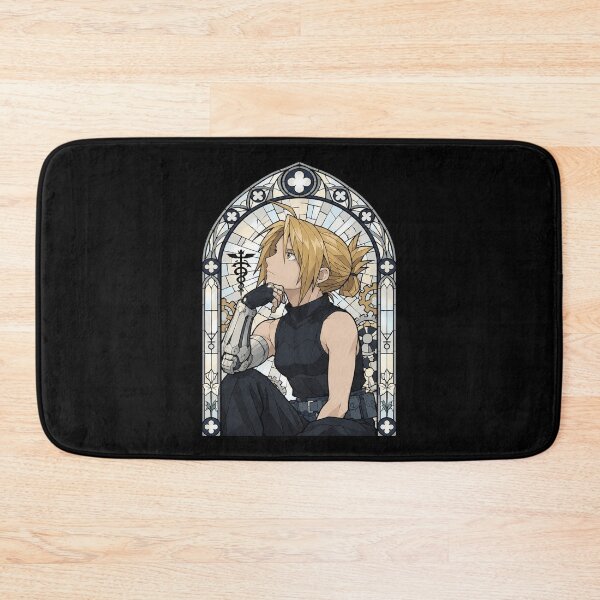 Item preview, Edward Elric Stained Glass Portrait designed and sold by AvaLawley.