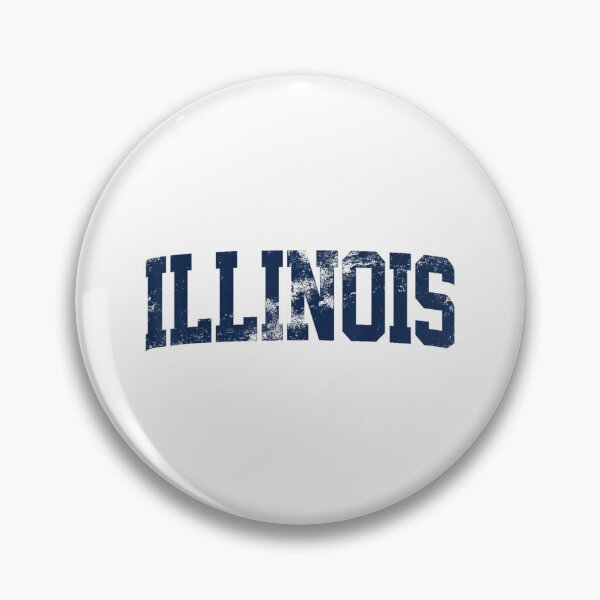Item preview, Retro Illinois Tee Vintage Illinois Orange Blue Throwback IL designed and sold by DienesAngele.