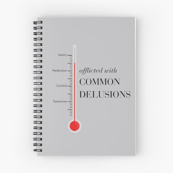 Item preview, Common Delusions Philosophical Humor | Dark Ink designed and sold by EntangledRhyme.