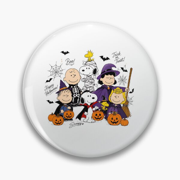 Item preview, Halloween Peanuts Gang Vampire Mummy Witch Skeleton designed and sold by Odd-Rainbow-Ink.