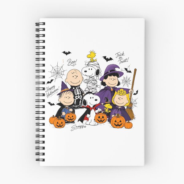 Item preview, Halloween Peanuts Gang Vampire Mummy Witch Skeleton designed and sold by Odd-Rainbow-Ink.