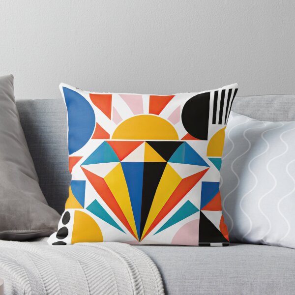 Item preview, Bold geometric poster featuring colorful abstract shapes and designed and sold by ckybe.