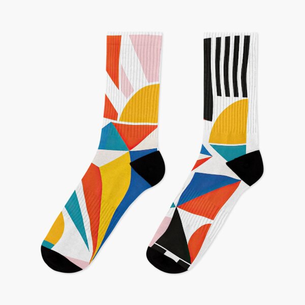 Item preview, Bold geometric poster featuring colorful abstract shapes and designed and sold by ckybe.