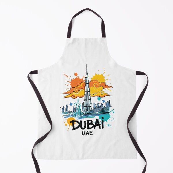 Item preview, Burj Khalifa Dubai UAE Skyline Art Print designed and sold by Merch by Das Design Studio.