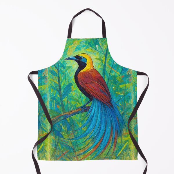 Item preview, Wilson’s Bird of Paradise Painting – Exotic Tropical Art designed and sold by GalleryKauffeld.