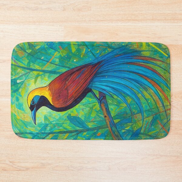 Item preview, Wilson’s Bird of Paradise Painting – Exotic Tropical Art designed and sold by GalleryKauffeld.