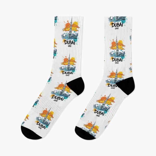 Artikelvorschau, Burj Khalifa Dubai UAE Skyline Kunstdruck entworfen und verkauft von Merch by Das Design Studio.