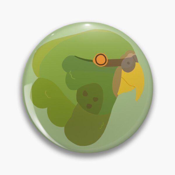 Item preview, CBS Sticker - Brown-backed Parrotlet designed and sold by ClumsyPillbug.