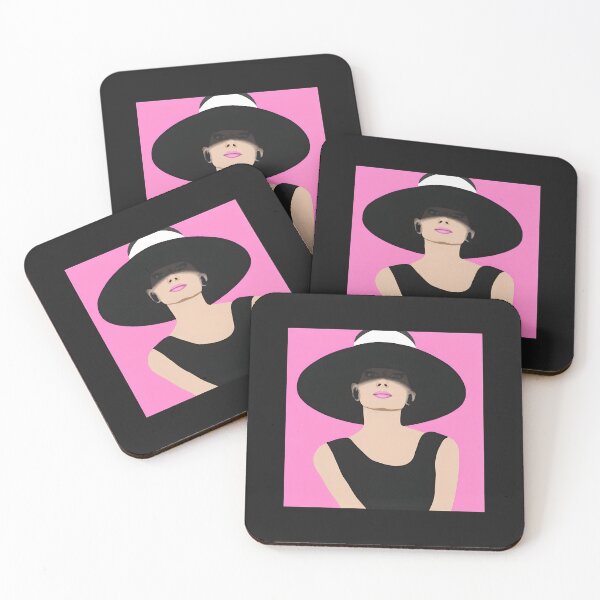 Item preview, Elegant Woman in Black Hat Portrait designed and sold by Nanelms.
