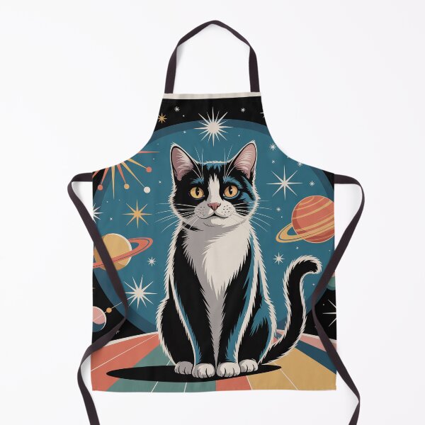 Item preview, Space Age Atomic Cat – Mid-Century Modern Cosmic Cat & Retro 1950s Space Art designed and sold by Tamas Das.